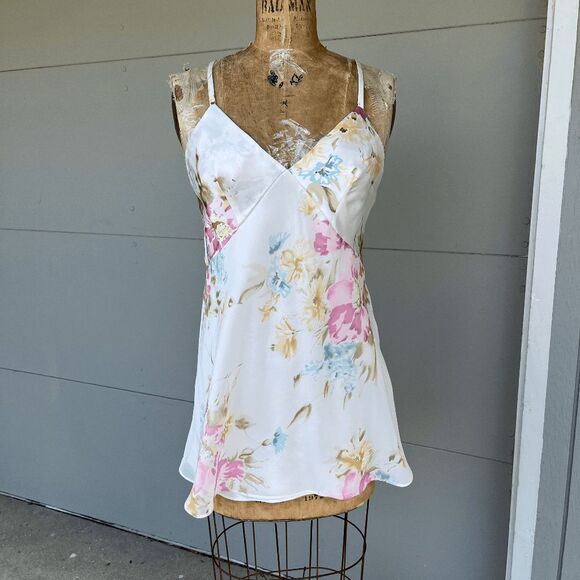 VTG 1995 Victoria's Secret Collection Floral Chemise Slip Dress - S - Picture 5 of 6